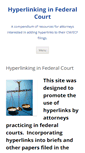 Mobile Screenshot of federalcourthyperlinking.org